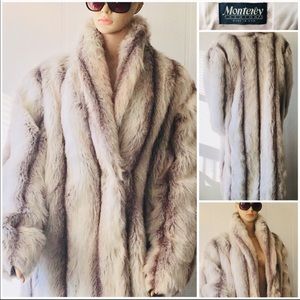 Vegan Fur A line coat